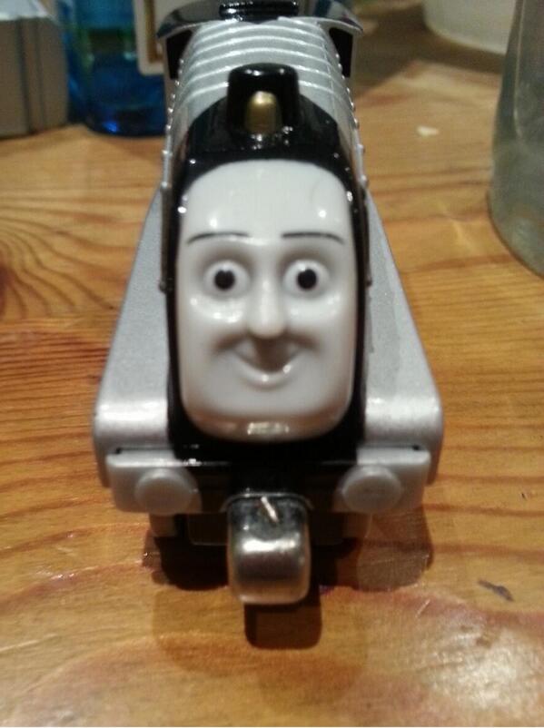 BenCooper86's tweet photo. Whenever my niece sees David Cameron she says: "He's the silly man who looks like a train" - this is said train: http://t.co/cl8fNzPkfP