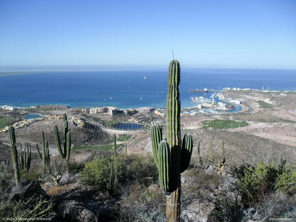 Looking down @ Costa Baja + surrounding developments as well the pier for the fuel tanker supplying the power plant