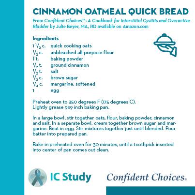 ICStudy's tweet image. IC Study is proud to sponsor Confident Choices @ICDietitian in her weekly #ICfriendly recipe