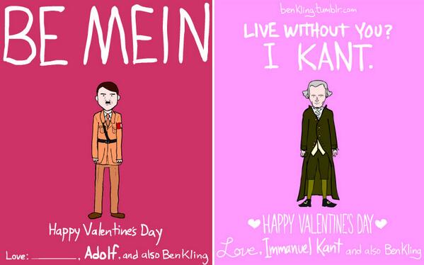 Bored Panda on X: "Dictator and Famous People Valentine Day Cards by Ben Kling (13 pics): http://t.co/Ob9V0JFtaD #ValentinesDay http://t.co/ALTieQHspD" / X