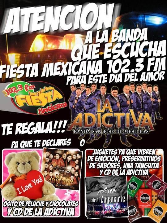 labestiafmleon's tweet photo. @dianalandin1023 te regala en #PaQueTe... q te guste en el prox bloque la @adictivaoficial te invita a festejar el 14 http://t.co/HY7UYYAlxq