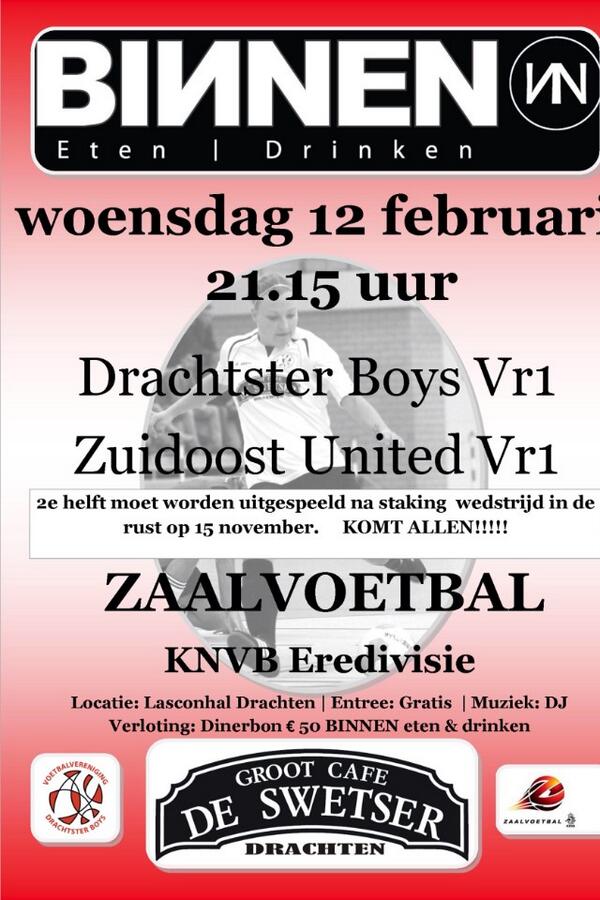 DFTda1's tweet image. Woensdag as speelt #DFT1 om 21.15u in de #Lasconhal het restant van de gestaakte wedstrijd tegen ZuidOost United