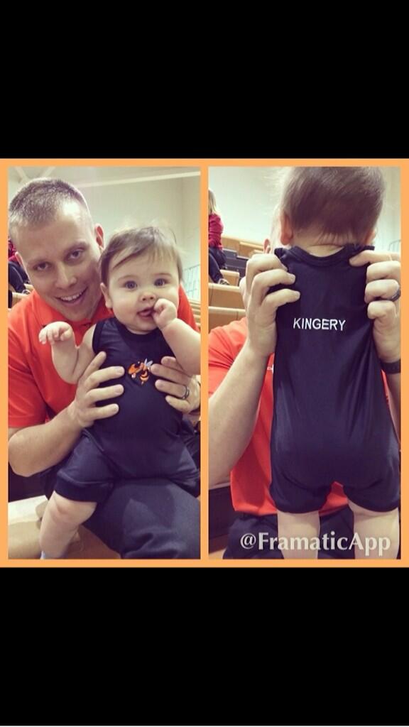 Landon's first singlet. Beech Grove Wrestling. <a href="/alliseeisgold/">Jordan Burroughs</a>