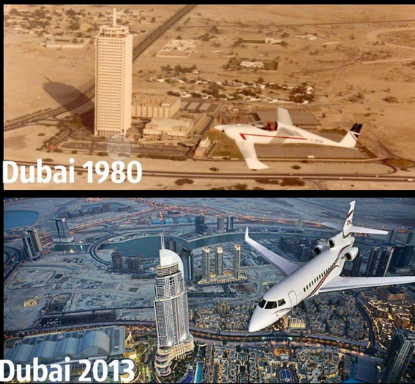 HistoryPixDaily's tweet photo. Dubai, 1980 - 2013 #HistoryPixDaily http://t.co/DOolF7u1Cu