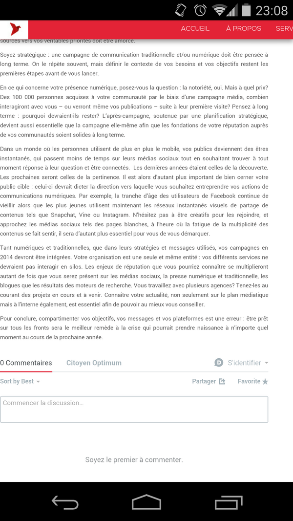 bapness's tweet image. @MyriamBalian Bon article. Mais quand on zoom le site n'est plus très responsive. #MarginLeft #Menu #JustSayin