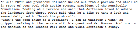 Obama - That’s the Good Thing as a President, I Can Do Whatever I Want 