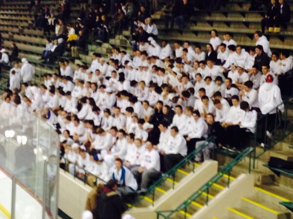 Whiteout at the De Smet game tonight
#Adrian