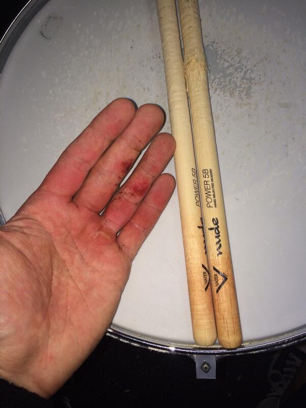 Started practicing today to get ready for the @PARAHOYcruise @newfoundglory is back! #practicehard #ouch