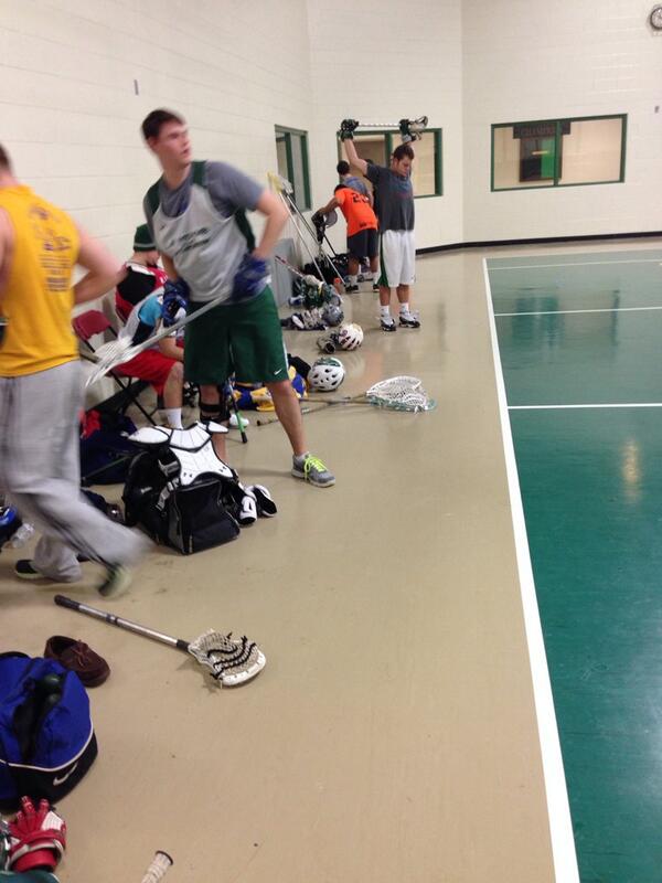 Getting ready for a little gym time action here in Snow Central USA