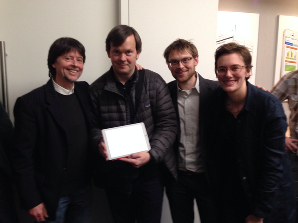 With my friends from @redglasspix at launch of app. bit.ly/MFw0XJ