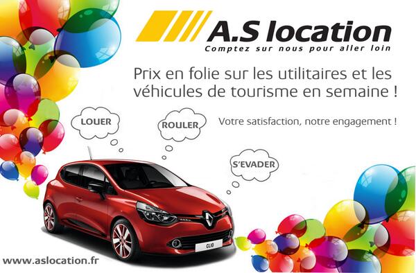 AS_location's tweet image. Le véhicule qui vous convient est forcément chez nous :)
