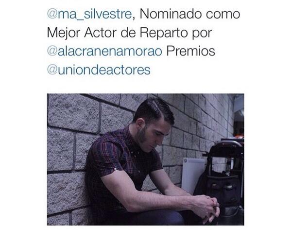 ma_silvestre's tweet photo. Leer esto me hizo mucha ilusion!
Muchas gracias compañeros actores y actrices,es un gran honor!gracias! http://t.co/XUJfdbENkX