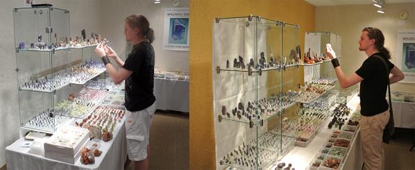 What a difference 3 years make! At least the decor has changed with @MineralMike at Mawingu Gems!