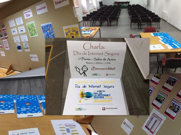 #VillaviciosaAsturias celebra el D. Internet Segura #SID2014 #SID2014Asturias <a href="/comarcajoven/">comarcajoven</a> @fundacionctic