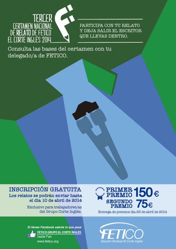 FeticoOpencor's tweet photo. Iniciamos como cada año el Certamen de Literatura de FETICO. Consulta las bases en http://t.co/XDp4hnOMit http://t.co/tWtuKuBxvw