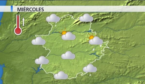 #MIÉRCOLES 12 FEBRERO | Jornada con menos precipitaciones