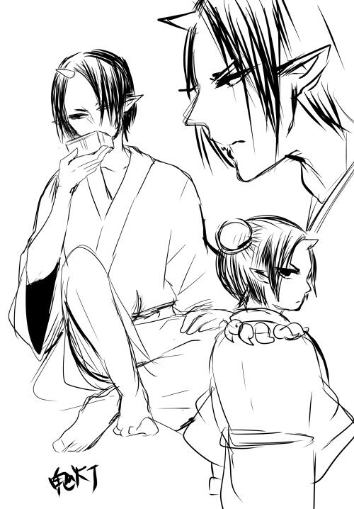 鬼灯様落書き 