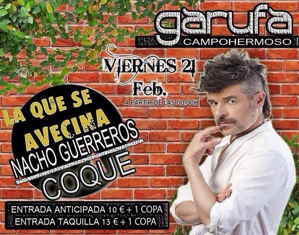 grupogarufa's tweet photo. **VIERNES 21** @Marcos_grc @1990_lupe @FloresSweets @antosolv @XemiFuentes @javinieto83 @jpgalera34 @94Chirri http://t.co/BAidPABbcj