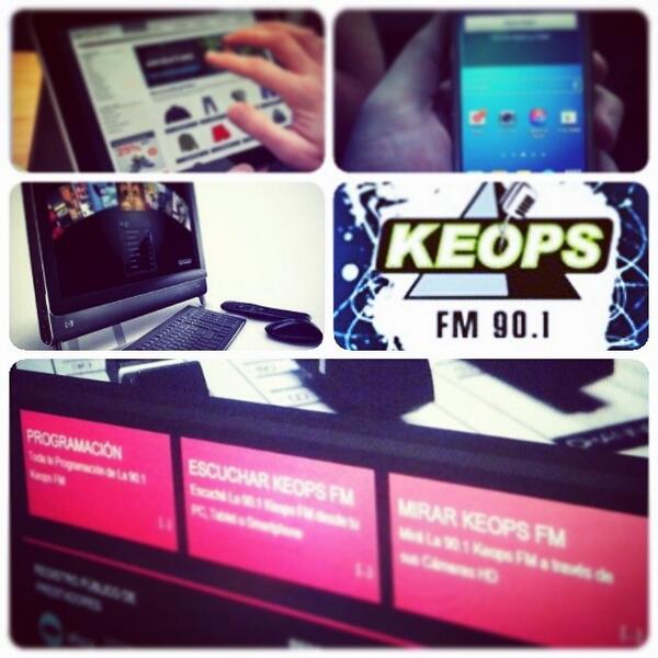 KeopsFM's tweet image. Escucha La 90.1 @KeopsFM #LaPlata en tu PC, Tablet o Smartphone keopsfm.com.ar [#AdaptiveWeb]