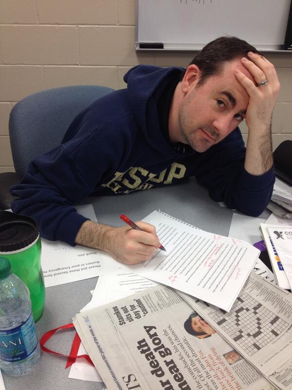 yaboijoekelly's tweet image. teacher in his natural habitat #teachergrading #needadvil #suicidebyessay