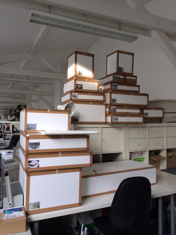 studiomuoto's tweet photo. Been boxing some models (thanks Anika) http://t.co/NGY3wQrcig