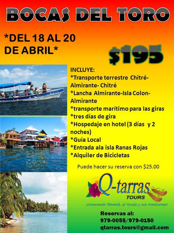 qtarrastours's tweet photo. @Chitreanos @Team_Cedula7 @ChitreRT @masbienweb @Paritense @Monagrilleros @LaVillaLS @areneros http://t.co/viDmnWU9ci