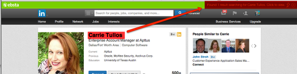 GeraldineGray's tweet photo. Want an #AppThat connects @salesforce to LinkedIn? @ebstahq is pretty cool &amp; free cc: @Apttus http://t.co/HWgiVYpqCM