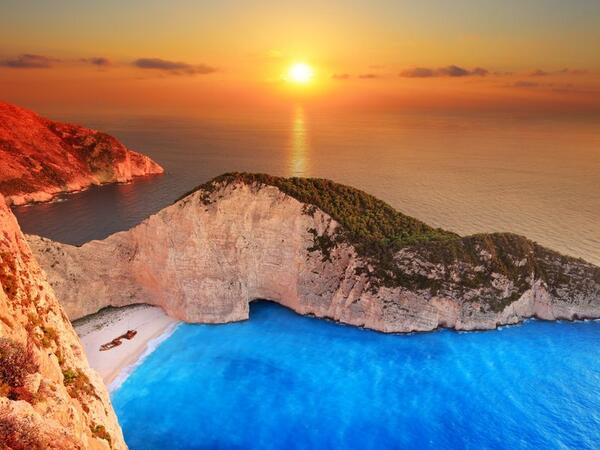 BeachImages's tweet image. Bet you didn't see this one coming! Navagio Beach, Zakynthos Greece.