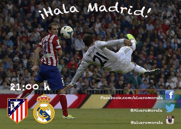 AlvaroMorata's tweet photo. A por la final!!!! #HalaMadrid! http://t.co/nM2Nz40eQB