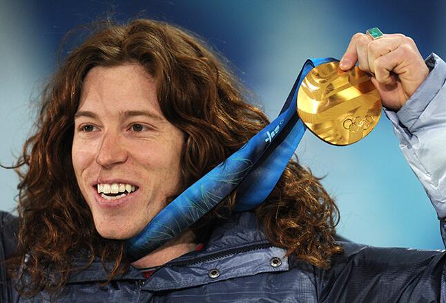 Shaun White with long hair - The Flying Tomato