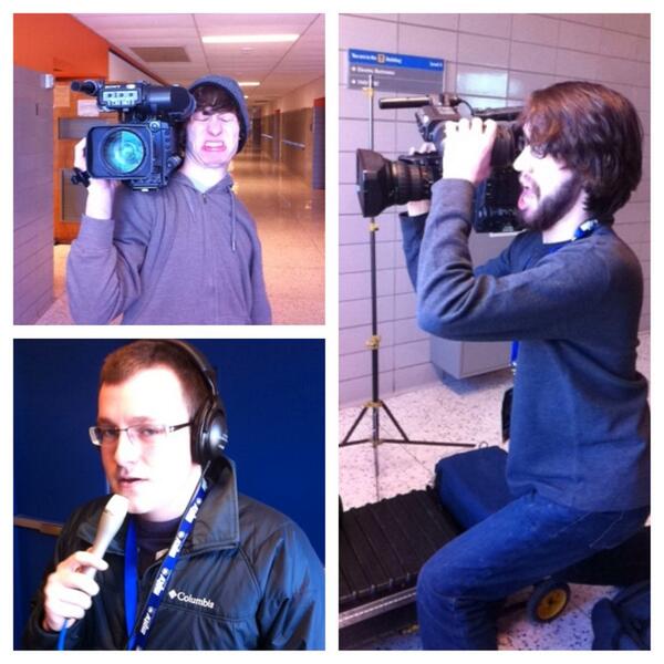 dwcastor's tweet image. Got to test out field production equipment today. Our biggest accomplishment was taking these pics #tvclass