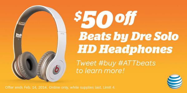 at&t beats by dre