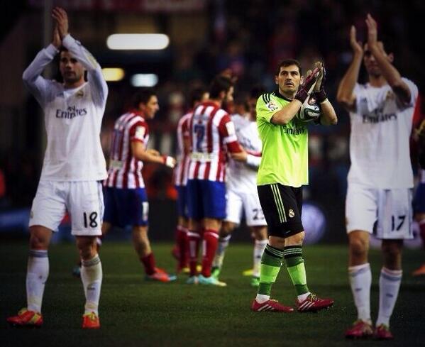 IkerCasillas's tweet photo. Contento por conseguir el pase a la final de la Copa del Rey!! Va por todos vosotros #madridistas !! #HalaMadrid http://t.co/Gw1LJH4SlQ