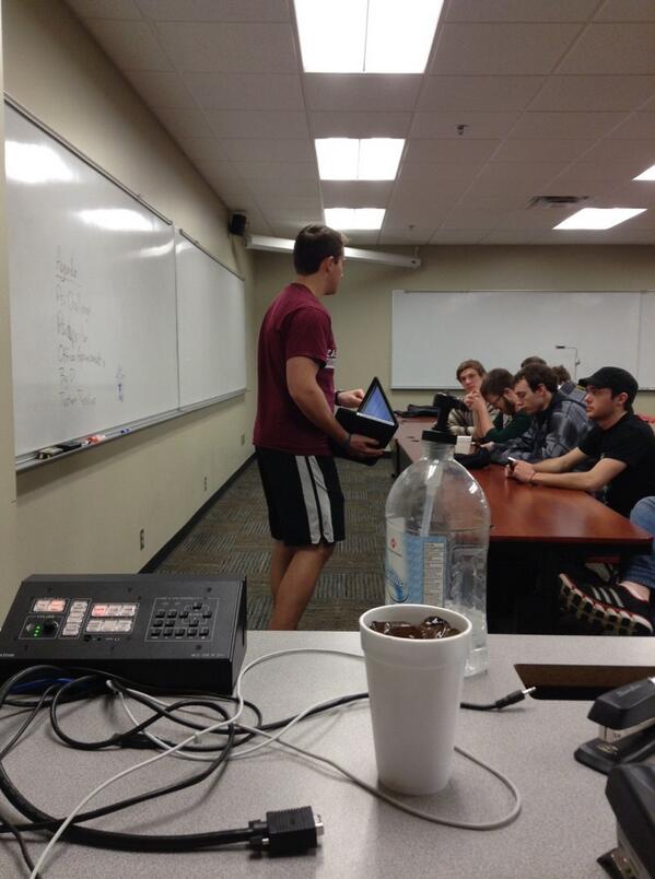 Vice President John encouraging his brothers!