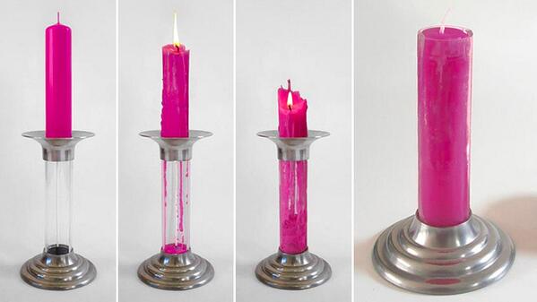 GizmodoES's tweet photo. El candelabro que hará que tus velas de cera sean casi infinitas http://t.co/d9Gc8FFL4v http://t.co/XlDhv2hvwi