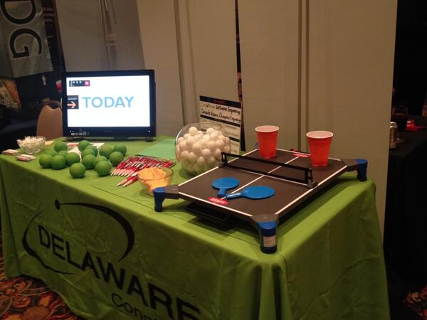 _DelawareUS's tweet photo. All setup and ready to talk to you about how you can #JoinDUS. http://t.co/xKYPxQG2d9