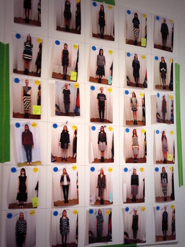 NaviaVision's tweet photo. Run of show at @TimoWeiland ... the makings of another great collection #MADEfw #timoweiland #naviavision http://t.co/N5cMzVphRA