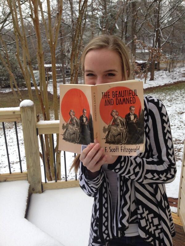 taylornarron's tweet image. #readinginthesnow #hgcs2014