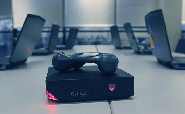 Alienware's tweet image. Second shot. Now we have Daft Punk stuck in our heads.... #SteamMachine