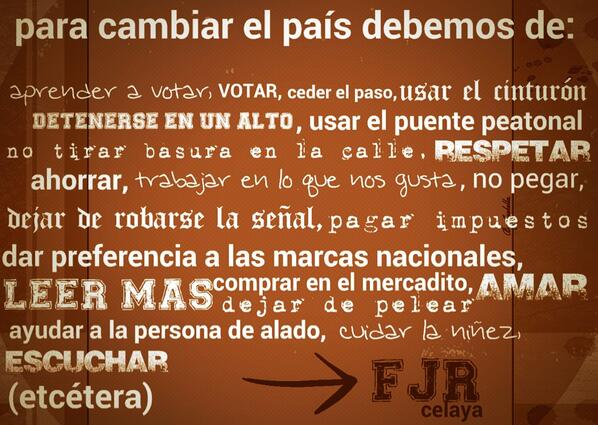FJRCelaya_'s tweet photo. #mexico #pri #FOTO @farroyov @CEN_FJR @Jovenes_PRI @CCQ_PRI @PRI_Nacional @DiputadosPRI @CibernautasPRI http://t.co/VPLir8SWjf