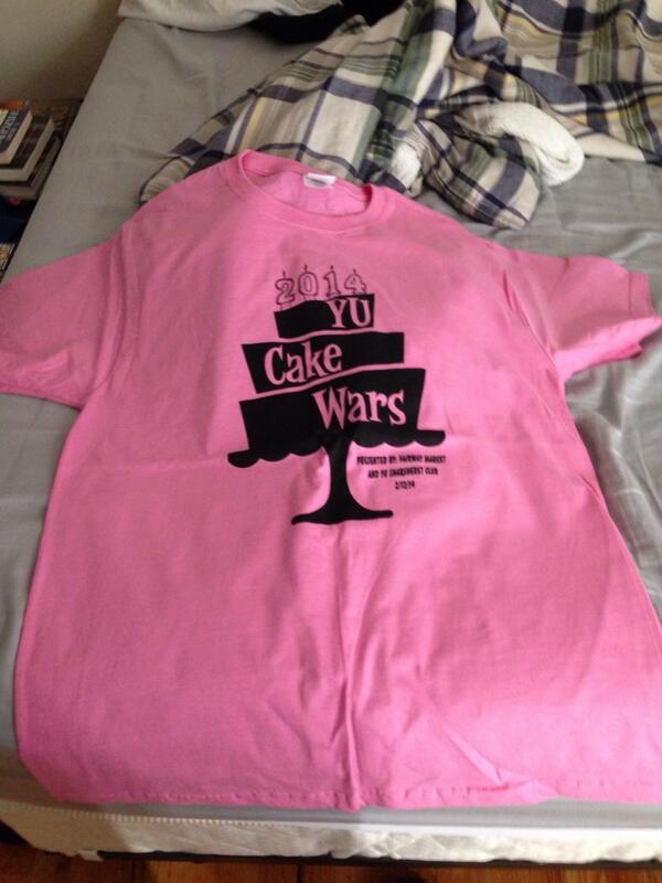 danieljturk's tweet photo. Don't forget to wear pink tmrw!!! #Sharsheret #PinkDay2014 #cakewars http://t.co/qtwJ5yJm6C