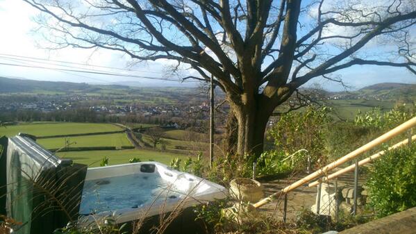 glouc_natural's tweet photo. After the morning rain the sun shone for a couple of hours - time to get naked and enjoy the hot tub! http://t.co/lNfW2mRSPh