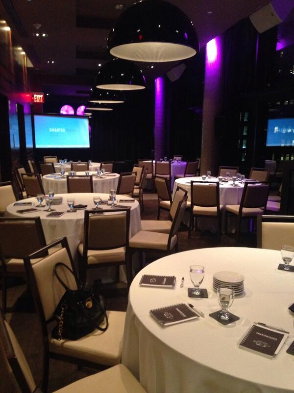 airfarewatchdog's tweet photo. Tables are set at the #travelroundtable! http://t.co/ZhGv9xgc8Q