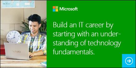 MicrosoftLearn's tweet photo. Take the first step towards a career in technology! Sign up for free exam prep from Microsoft: http://t.co/fO7sPVy7MB http://t.co/hk4XibA63K