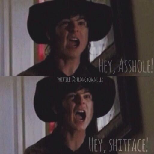 Strong4Chandler's tweet image. My fave part of episode 9😂😍