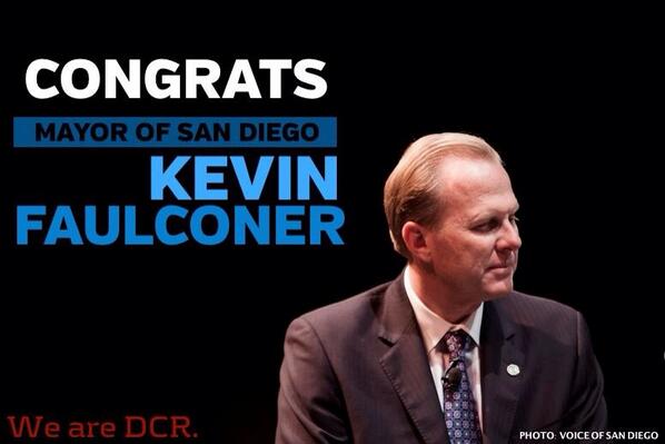Kevin Faulconer wins! San Diego becomes the largest city with Republican Mayor
