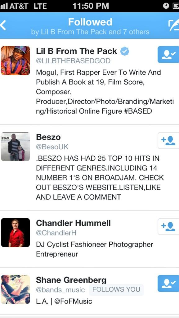 BlueRider's tweet photo. Not sure if @LILBTHEBASEDGOD follows everyone, but we @BlueRider are psyched http://t.co/IstYHhR7vU