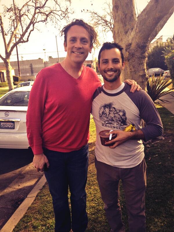 Not_TomCruise's tweet photo. Ran into this guy today @drewdroege. No big deal. #collaborationintheworks #tomcruise @TomCruise http://t.co/7UTiT3KLx4
