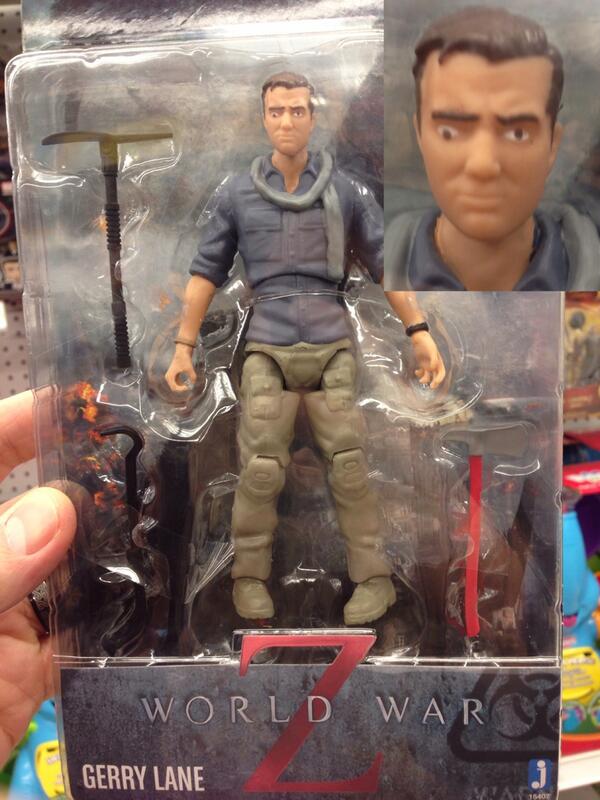 rlshafferwrites's tweet image. This is the toy version of Brad Pitt's character from #WorldWarZ. #Nailedit #toyfail