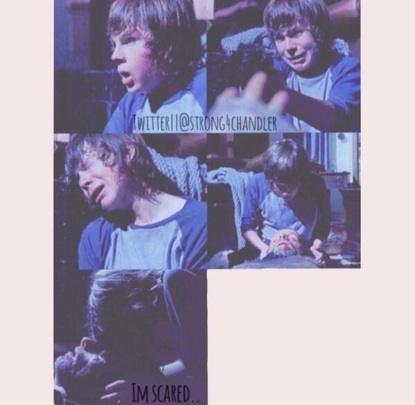 Strong4Chandler's tweet image. I'm scared💔 -Carl